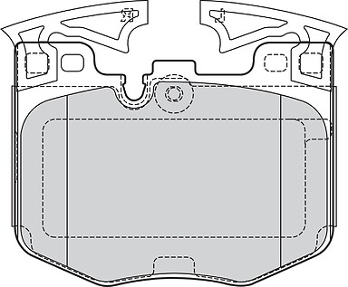BRAKE PADS BMW 5 7 X3 FR